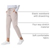 image:imageG Gradual Womens Pants with Deep Pockets 78 Stretch Ankle Sweatpants  Golf Athletic Travel Lounge Business Casual Butter Soft 4way Stretch Wash and Dry Well Flattering LightweightLight Khaki