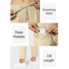 image:imageG Gradual Womens Pants with Deep Pockets 78 Stretch Ankle Sweatpants  Golf Athletic Travel Lounge Business Casual Butter Soft 4way Stretch Wash and Dry Well Flattering LightweightKhaki