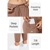image:imageG Gradual Womens Pants with Deep Pockets 78 Stretch Ankle Sweatpants  Golf Athletic Travel Lounge Business Casual Butter Soft 4way Stretch Wash and Dry Well Flattering LightweightMocha