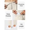 image:imageG Gradual Womens Pants with Deep Pockets 78 Stretch Ankle Sweatpants  Golf Athletic Travel Lounge Business Casual Butter Soft 4way Stretch Wash and Dry Well Flattering LightweightLight Khaki
