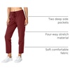 image:imageG Gradual Womens Pants with Deep Pockets 78 Stretch Ankle Sweatpants  Golf Athletic Travel Lounge Business Casual Butter Soft 4way Stretch Wash and Dry Well Flattering LightweightSavannah