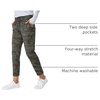 image:imageG Gradual Womens Pants with Deep Pockets 78 Stretch Ankle Sweatpants  Golf Athletic Travel Lounge Business Casual Butter Soft 4way Stretch Wash and Dry Well Flattering LightweightGreen Camo