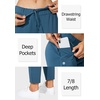 image:imageG Gradual Womens Pants with Deep Pockets 78 Stretch Ankle Sweatpants  Golf Athletic Travel Lounge Business Casual Butter Soft 4way Stretch Wash and Dry Well Flattering LightweightIndigo Blue