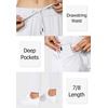 image:imageG Gradual Womens Pants with Deep Pockets 78 Stretch Ankle Sweatpants  Golf Athletic Travel Lounge Business Casual Butter Soft 4way Stretch Wash and Dry Well Flattering LightweightWhite