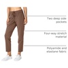 image:imageG Gradual Womens Pants with Deep Pockets 78 Stretch Ankle Sweatpants  Golf Athletic Travel Lounge Business Casual Butter Soft 4way Stretch Wash and Dry Well Flattering LightweightMocha