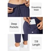image:imageG Gradual Womens Pants with Deep Pockets 78 Stretch Ankle Sweatpants  Golf Athletic Travel Lounge Business Casual Butter Soft 4way Stretch Wash and Dry Well Flattering LightweightNavy