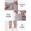 image:imageG Gradual Womens Pants with Deep Pockets 78 Stretch Ankle Sweatpants  Golf Athletic Travel Lounge Business Casual Butter Soft 4way Stretch Wash and Dry Well Flattering LightweightDusty Grey
