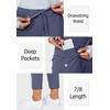 image:imageG Gradual Womens Pants with Deep Pockets 78 Stretch Ankle Sweatpants  Golf Athletic Travel Lounge Business Casual Butter Soft 4way Stretch Wash and Dry Well Flattering LightweightDusty Blue