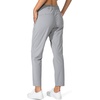 image:imageG Gradual Womens Pants with Deep Pockets 78 Stretch Ankle Sweatpants  Golf Athletic Travel Lounge Business Casual Butter Soft 4way Stretch Wash and Dry Well Flattering LightweightLight Grey