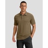 image:imageMens Golf Polo Shirts Dry Fit Moisture Wicking Performance Short Sleeve  Regular Fit 3 Button Collared Shirts Sun Protection Lightweight Breathable Pique Fabric Athletic Work Smart Casual PoloAkhaki