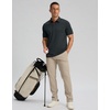 image:imageMens Golf Polo Shirts Dry Fit Moisture Wicking Performance Short Sleeve  Regular Fit 3 Button Collared Shirts Sun Protection Lightweight Breathable Pique Fabric Athletic Work Smart Casual PoloAdark Grey