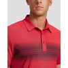 image:imageMens Golf Polo Shirts Dry Fit Moisture Wicking Performance Short Sleeve  Regular Fit 3 Button Collared Shirts Sun Protection Lightweight Breathable Pique Fabric Athletic Work Smart Casual PoloBred Stripe