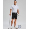 image:imageMens Golf Polo Shirts Dry Fit Moisture Wicking Performance Short Sleeve  Regular Fit 3 Button Collared Shirts Sun Protection Lightweight Breathable Pique Fabric Athletic Work Smart Casual PoloBwhite Coco Tree
