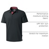 image:imageMens Golf Polo Shirts Dry Fit Moisture Wicking Performance Short Sleeve  Regular Fit 3 Button Collared Shirts Sun Protection Lightweight Breathable Pique Fabric Athletic Work Smart Casual PoloAdark Grey