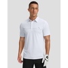 image:imageMens Golf Polo Shirts Dry Fit Moisture Wicking Performance Short Sleeve  Regular Fit 3 Button Collared Shirts Sun Protection Lightweight Breathable Pique Fabric Athletic Work Smart Casual PoloBwhite Coco Tree