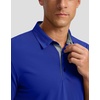 image:imageMens Golf Polo Shirts Dry Fit Moisture Wicking Performance Short Sleeve  Regular Fit 3 Button Collared Shirts Sun Protection Lightweight Breathable Pique Fabric Athletic Work Smart Casual PoloAroyal Blue