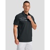 image:imageMens Golf Polo Shirts Dry Fit Moisture Wicking Performance Short Sleeve  Regular Fit 3 Button Collared Shirts Sun Protection Lightweight Breathable Pique Fabric Athletic Work Smart Casual PoloBlack Galaxy