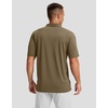 image:imageMens Golf Polo Shirts Dry Fit Moisture Wicking Performance Short Sleeve  Regular Fit 3 Button Collared Shirts Sun Protection Lightweight Breathable Pique Fabric Athletic Work Smart Casual PoloAkhaki