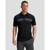 image:imageMens Golf Polo Shirts Dry Fit Moisture Wicking Performance Short Sleeve  Regular Fit 3 Button Collared Shirts Sun Protection Lightweight Breathable Pique Fabric Athletic Work Smart Casual PoloBblack Parallelogram