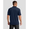 image:imageMens Golf Polo Shirts Dry Fit Moisture Wicking Performance Short Sleeve  Regular Fit 3 Button Collared Shirts Sun Protection Lightweight Breathable Pique Fabric Athletic Work Smart Casual PoloAnavy