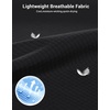 image:imageMens Golf Shirt Grid Lightweight Short Sleeve Dry Fit Collared Polo Shirts  Moisture Wicking BreathablePerformance Athletic Polo Shirts for MenBlack