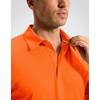 image:imageMens Golf Shirt Grid Lightweight Short Sleeve Dry Fit Collared Polo Shirts  Moisture Wicking BreathablePerformance Athletic Polo Shirts for MenFluorescent Orange