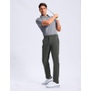 image:imageMens Golf Shirt Grid Lightweight Short Sleeve Dry Fit Collared Polo Shirts  Moisture Wicking BreathablePerformance Athletic Polo Shirts for MenSilver Grey