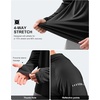 image:imageMens Sun Protection Hoodie Shirts Long Sleeve UPF 50 Swim Shirts  Fishing Rash Guard Quick Dry Breathable Lightweight Moisturewicking Thumbhole Cuffs Hooded Reflective Design HikingBlack