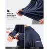 image:imageMens Sun Protection Hoodie Shirts Long Sleeve UPF 50 Swim Shirts  Fishing Rash Guard Quick Dry Breathable Lightweight Moisturewicking Thumbhole Cuffs Hooded Reflective Design HikingNavy