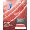 image:imageMens Sun Protection Hoodie Shirts Long Sleeve UPF 50 Swim Shirts  Fishing Rash Guard Quick Dry Breathable Lightweight Moisturewicking Thumbhole Cuffs Hooded Reflective Design HikingHeather Brick Red