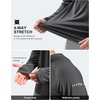 image:imageMens Sun Protection Hoodie Shirts Long Sleeve UPF 50 Swim Shirts  Fishing Rash Guard Quick Dry Breathable Lightweight Moisturewicking Thumbhole Cuffs Hooded Reflective Design HikingDark Grey