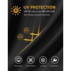 image:imageMens Sun Protection Shirts UPF 50 Long Sleeve Hoodie with 2 Pockets  UV SPF Lightweight Fishing Hiking Rash Guard Breathable Cool ShirtBlack