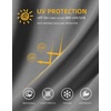 image:imageMens Sun Protection Shirts UPF 50 Long Sleeve Hoodie with 2 Pockets  UV SPF Lightweight Fishing Hiking Rash Guard Breathable Cool ShirtDark Grey