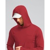 image:imageMens Sun Protection Shirts UPF 50 Long Sleeve Hoodie with 2 Pockets  UV SPF Lightweight Fishing Hiking Rash Guard Breathable Cool ShirtDark Red