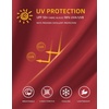 image:imageMens Sun Protection Shirts UPF 50 Long Sleeve Hoodie with 2 Pockets  UV SPF Lightweight Fishing Hiking Rash Guard Breathable Cool ShirtDark Red