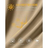 image:imageMens Sun Protection Shirts UPF 50 Long Sleeve Hoodie with 2 Pockets  UV SPF Lightweight Fishing Hiking Rash Guard Breathable Cool ShirtKhaki