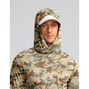 image:imageMens Sun Protection Shirts UPF 50 Long Sleeve Hoodie with 2 Pockets  UV SPF Lightweight Fishing Hiking Rash Guard Breathable Cool ShirtOlivine Brown Camo