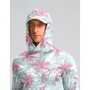 image:imageMens Sun Protection Shirts UPF 50 Long Sleeve Hoodie with 2 Pockets  UV SPF Lightweight Fishing Hiking Rash Guard Breathable Cool ShirtPink Coconut Tree