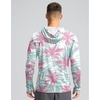 image:imageMens Sun Protection Shirts UPF 50 Long Sleeve Hoodie with 2 Pockets  UV SPF Lightweight Fishing Hiking Rash Guard Breathable Cool ShirtPink Coconut Tree