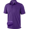 image:imageMens Golf Shirt Grid Lightweight Short Sleeve Dry Fit Collared Polo Shirts  Moisture Wicking BreathablePerformance Athletic Polo Shirts for MenPurple