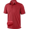 image:imageMens Golf Shirt Grid Lightweight Short Sleeve Dry Fit Collared Polo Shirts  Moisture Wicking BreathablePerformance Athletic Polo Shirts for MenRed