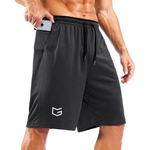 image:imageG Gradual Mens Long Basketball Shorts with Zipper Pocket 911 Quick Dry Gym Shorts Lightweight Athletic Shorts for MenBlack