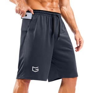 image:imageG Gradual Mens Long Basketball Shorts with Zipper Pocket 911 Quick Dry Gym Shorts Lightweight Athletic Shorts for MenNavy