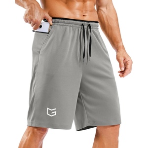 image:imageG Gradual Mens Long Basketball Shorts with Zipper Pocket 911 Quick Dry Gym Shorts Lightweight Athletic Shorts for MenSteel