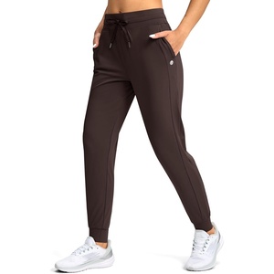 image:imageG Gradual Womens Joggers with Zipper Pockets High Waisted Jogger Pants  Tapered Sweatpants 4 Pockets Soft Stretch Lightweight Wash Well Workout Athletic Running Casual WalkingBrown