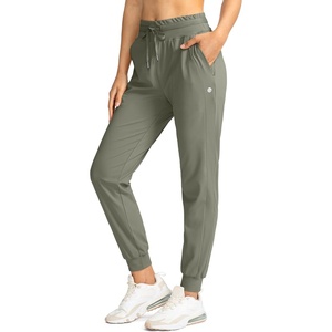image:imageG Gradual Womens Joggers with Zipper Pockets High Waisted Jogger Pants  Tapered Sweatpants 4 Pockets Soft Stretch Lightweight Wash Well Workout Athletic Running Casual WalkingSage Green