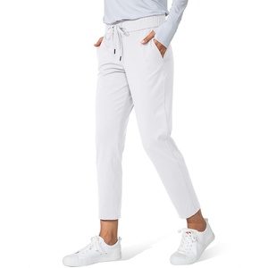image:imageG Gradual Womens Pants with Deep Pockets 78 Stretch Ankle Sweatpants  Golf Athletic Travel Lounge Business Casual Butter Soft 4way Stretch Wash and Dry Well Flattering LightweightWhite