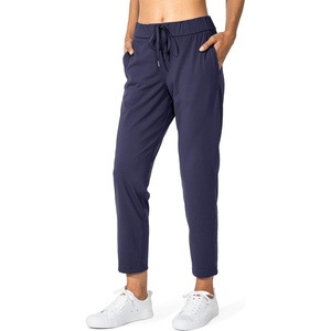image:imageG Gradual Womens Pants with Deep Pockets 78 Stretch Ankle Sweatpants  Golf Athletic Travel Lounge Business Casual Butter Soft 4way Stretch Wash and Dry Well Flattering LightweightNavy