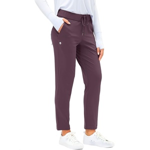 image:imageG Gradual Womens Pants with Deep Pockets 78 Stretch Ankle Sweatpants  Golf Athletic Travel Lounge Business Casual Butter Soft 4way Stretch Wash and Dry Well Flattering LightweightWine Red