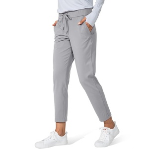 image:imageG Gradual Womens Pants with Deep Pockets 78 Stretch Ankle Sweatpants  Golf Athletic Travel Lounge Business Casual Butter Soft 4way Stretch Wash and Dry Well Flattering LightweightLight Grey